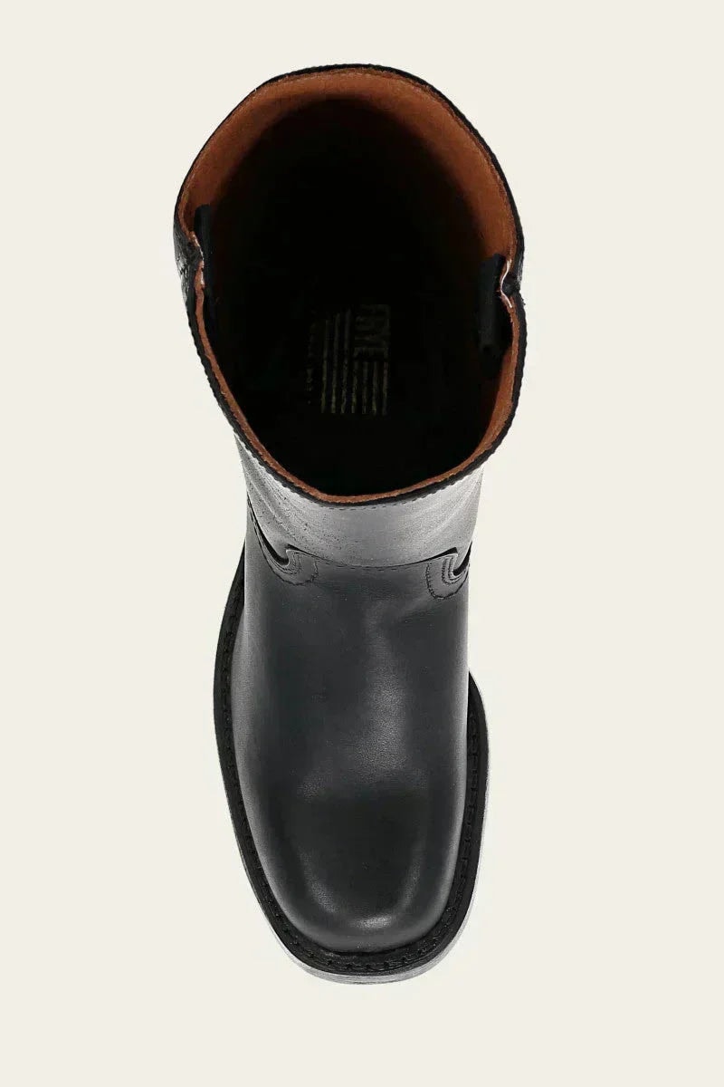 Knee-High Block Heel Fall Boots with Round Toe for Women