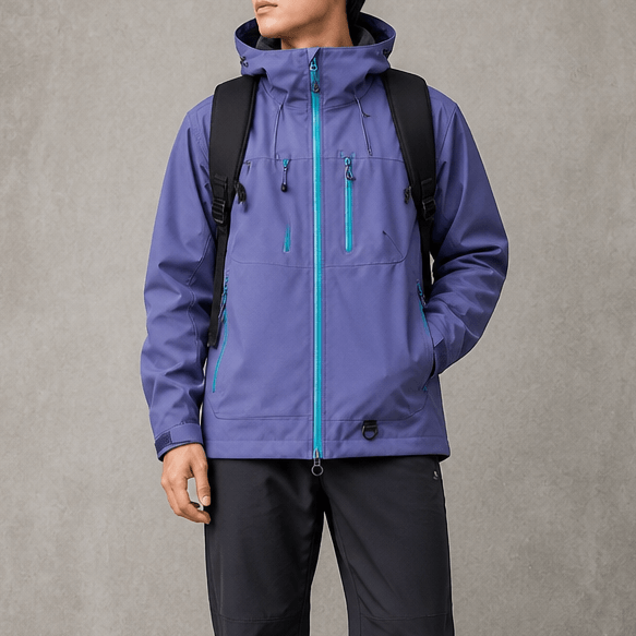 Vantrek Women's Hooded Waterproof Rain Jacket with Vented Lining