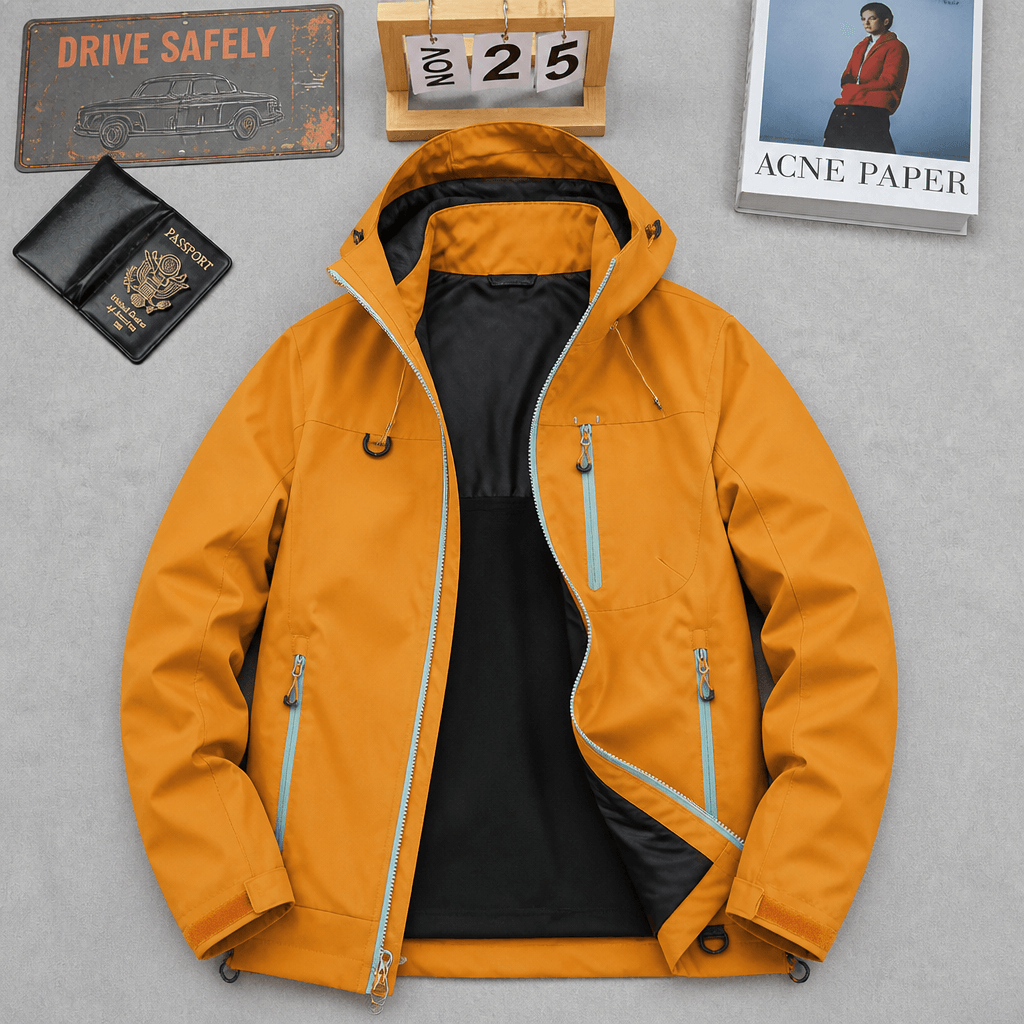 Vantrek Women's Hooded Waterproof Rain Jacket with Vented Lining