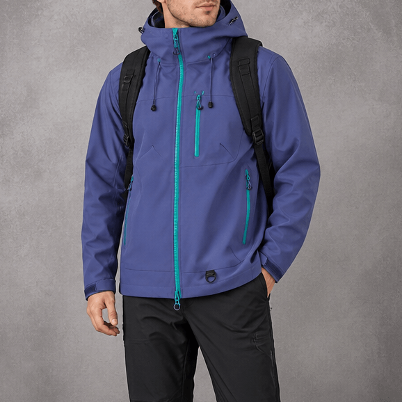 Vantrek Women's Hooded Waterproof Rain Jacket with Vented Lining