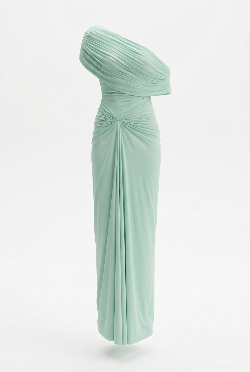 Melanie Off-Shoulder Draped Maxi Dress for Homecoming Dresses Occasions