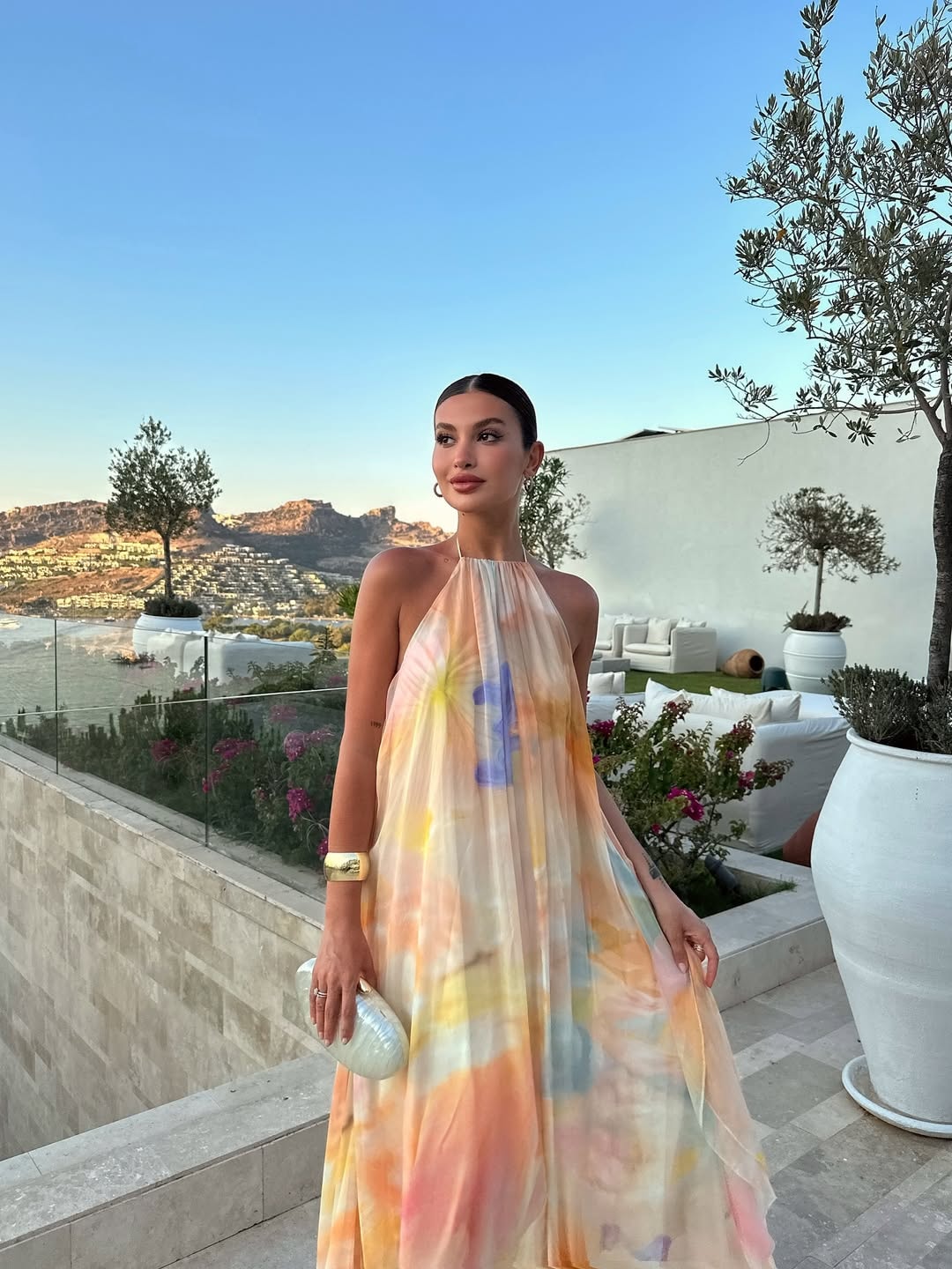 Corinna Halter Maxi Dress for Fall Wedding Guest and Homecoming Dresses