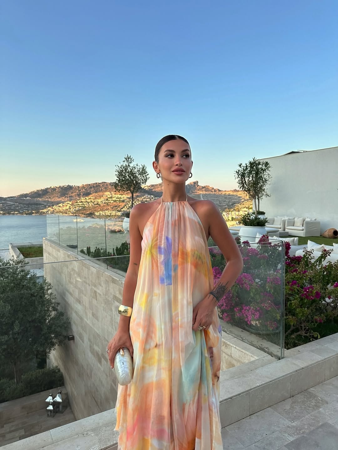 Corinna Halter Maxi Dress for Fall Wedding Guest and Homecoming Dresses