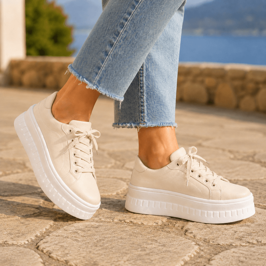 Brindisi Women's Cushioned Platform Sneakers with Arch Support