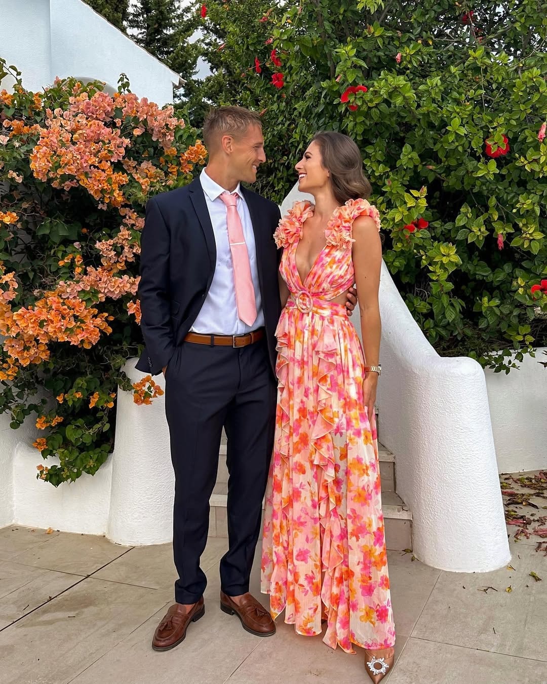 Maeve Floral Cut-Out Maxi Dress for Autumn Wedding Guest Dresses