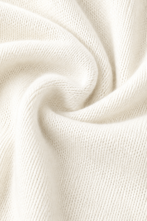 Women's Oversized Hooded Knitted Sweater with Drawstring