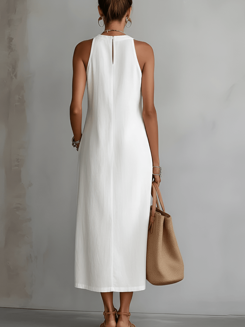 Lace Panel Midi Fall Dresses for Women with Side Slits for Wedding Guest Looks