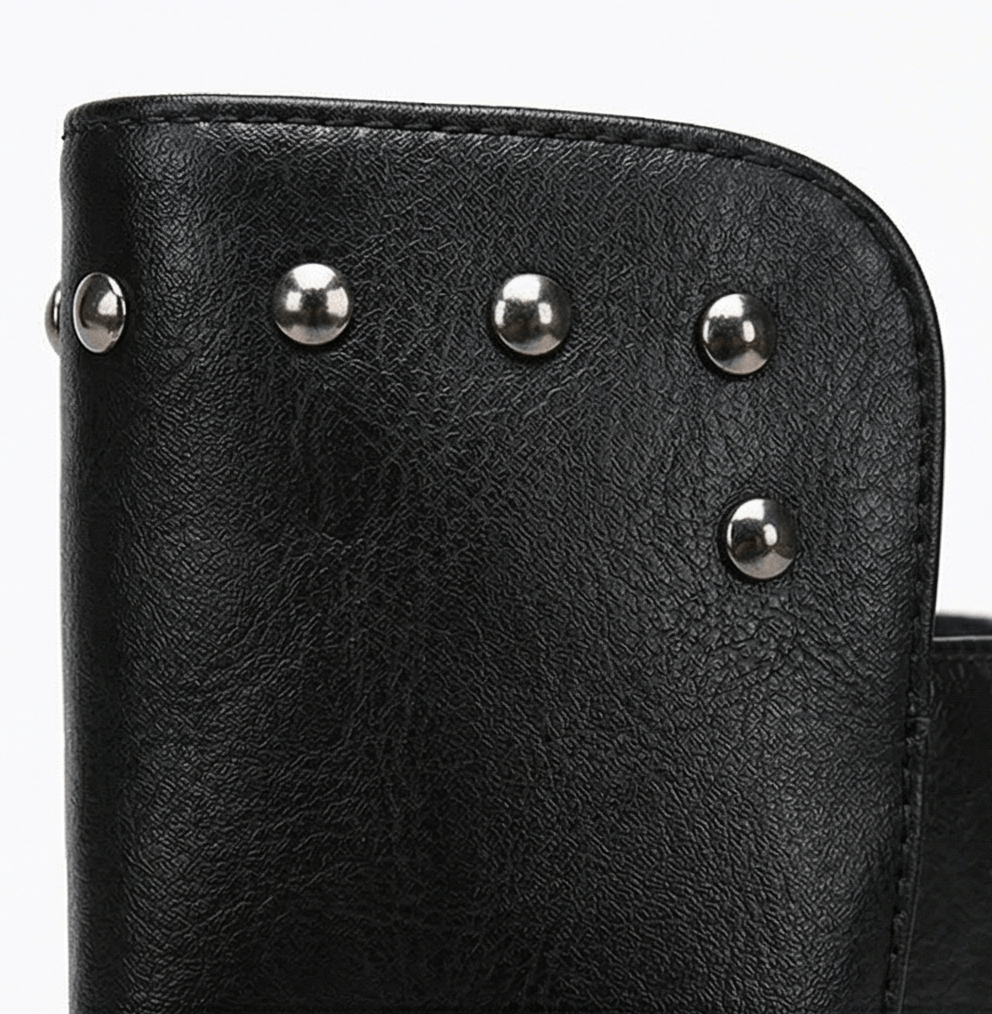 Westlyn Studded Lace-Up Ankle Boots with Wool Lining for Women