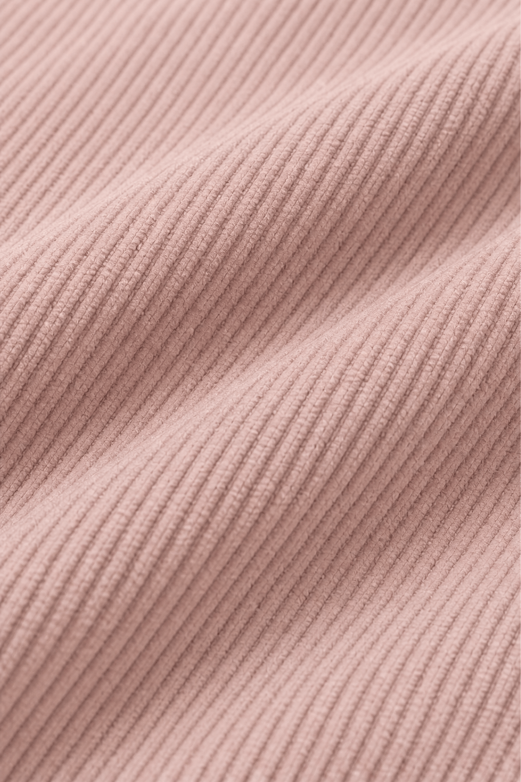 Women's Ribbed Corduroy-Look Pullover Hoodie with Front Pocket