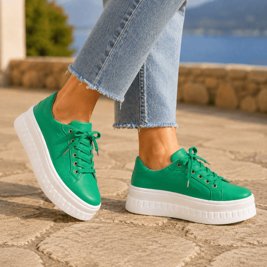 Brindisi Women's Cushioned Platform Sneakers with Arch Support