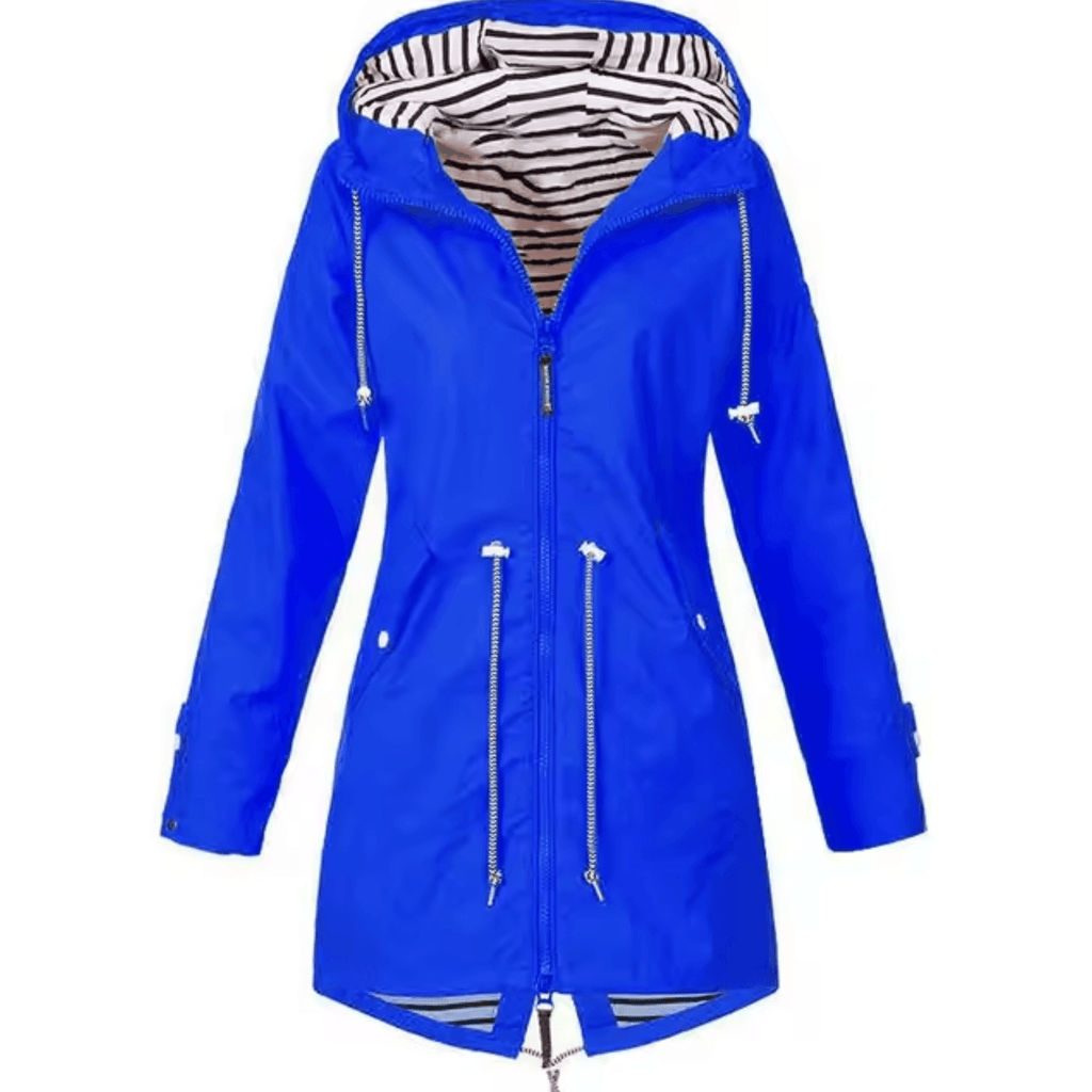 Cliodhna Hooded Oversized Women's Polyester Winter Coat with Drawstring Waist