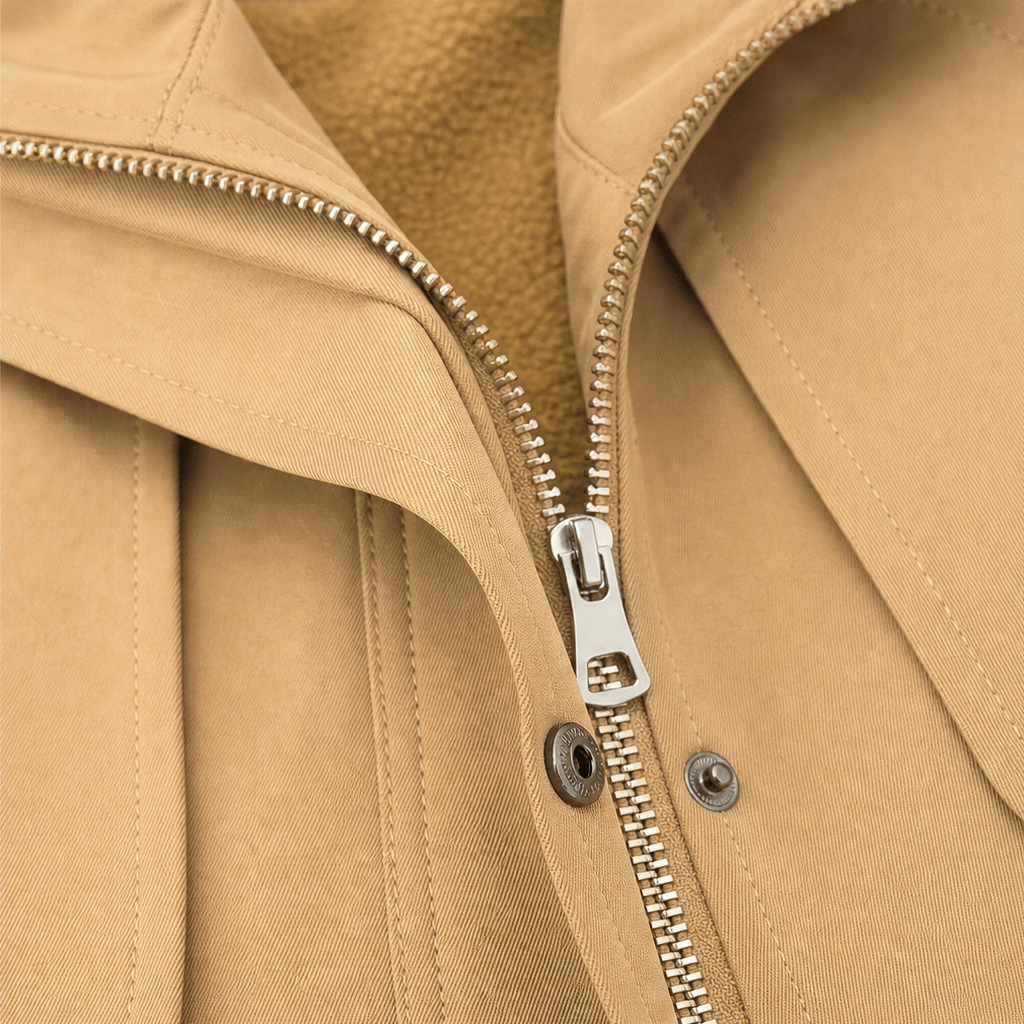 Women's Adjustable Waist Hooded Anorak Jacket with Drawstring