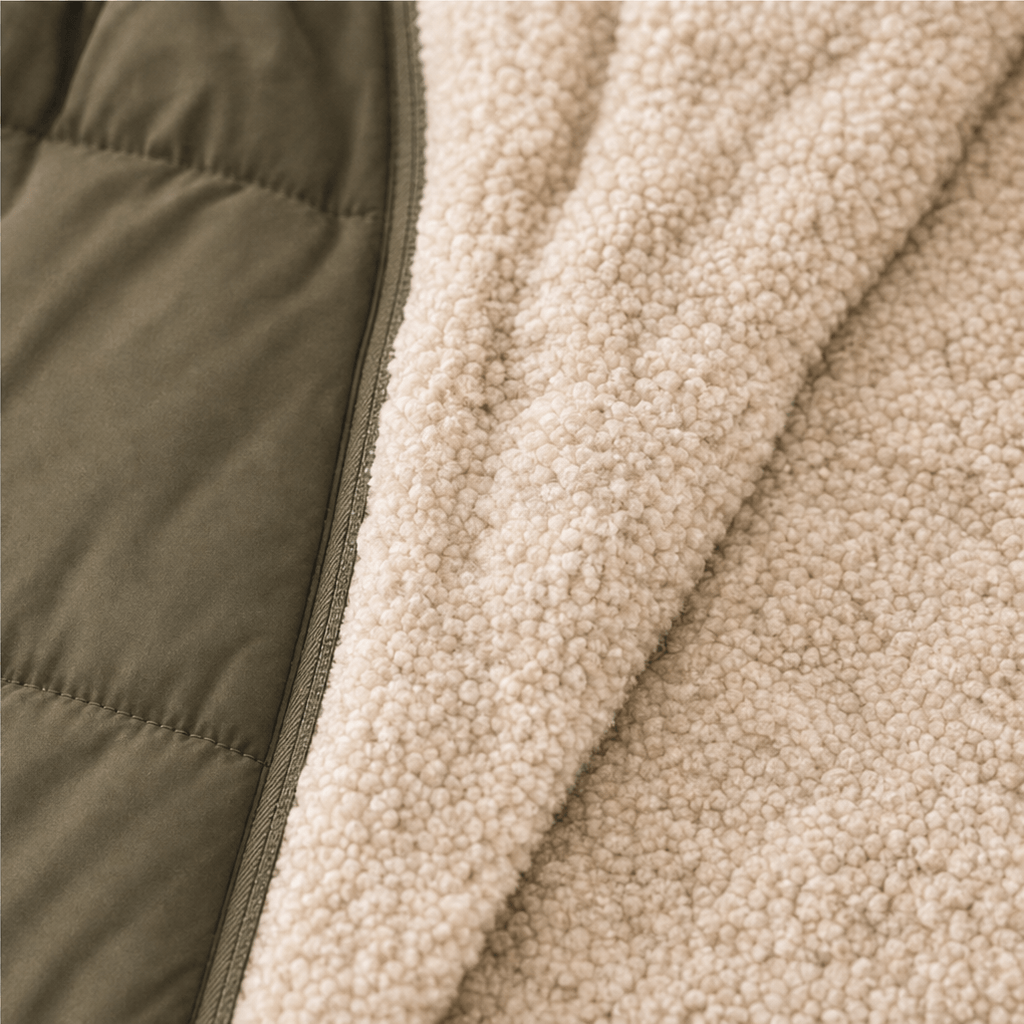 Reversa Women's Reversible Hooded Long Winter Coat with Faux Shearling Lining